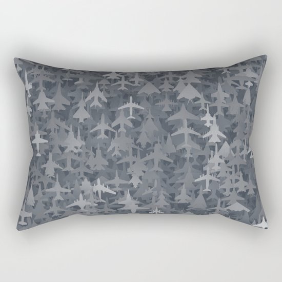Airplanes camouflage Rectangular Pillow