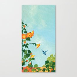 Hummingbird Garden Canvas Print
