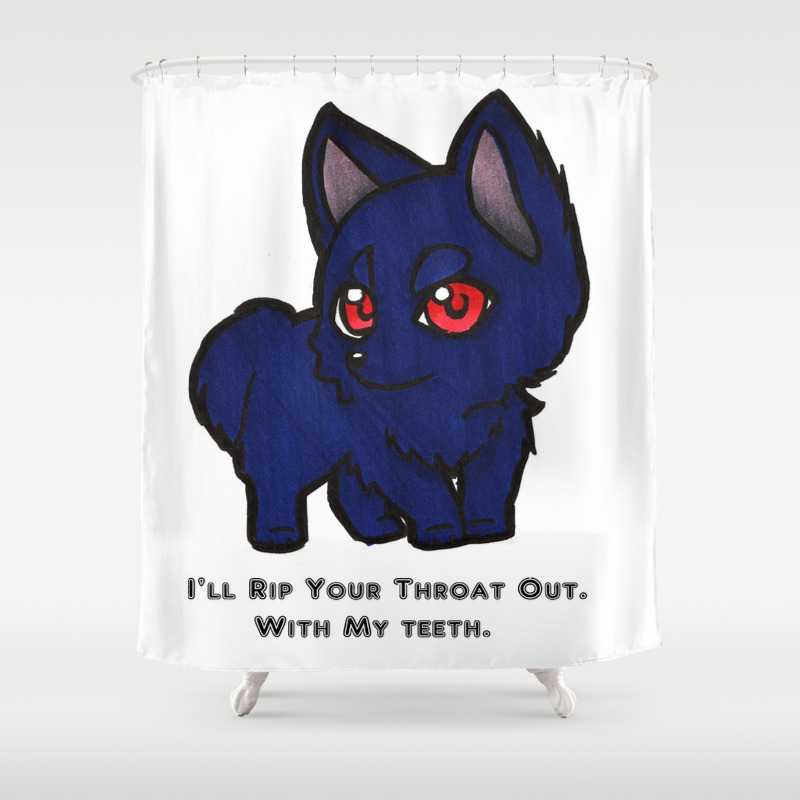 Lil Alpha Wolf Derek Hale Shower Curtain By Kalinrite Society6 I will rip your throat out, with my teeth. society6