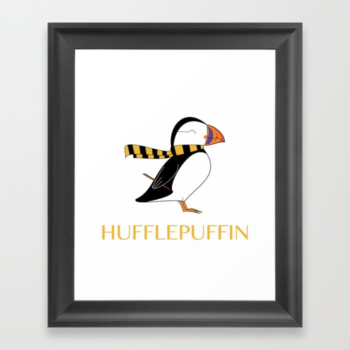 Hufflepuffin Framed Art Print