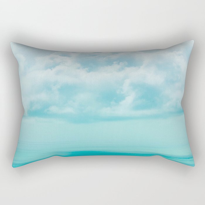 fluffy turquoise pillows