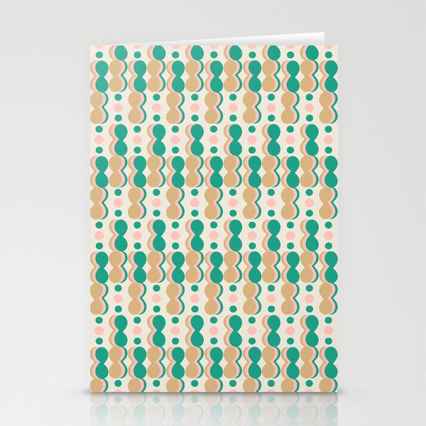 Uende Cactus - Geometric and bold retro shapes Stationery Cards