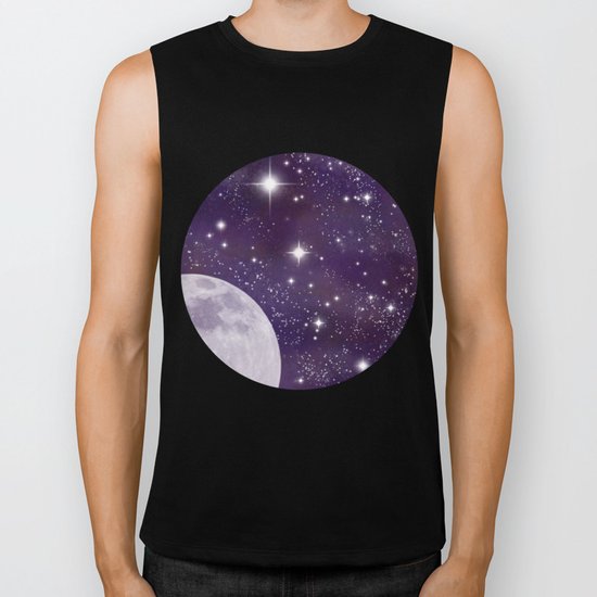 Cosmic Moon Biker Tank