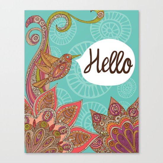 Hello Canvas Print