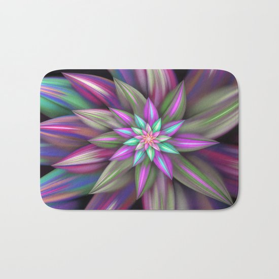 Exotic flower Bath Mat