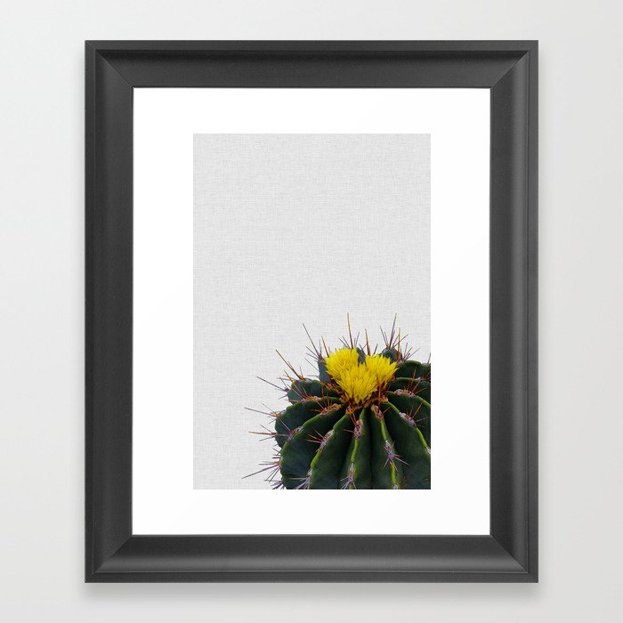 Cactus Flower Framed Art Print