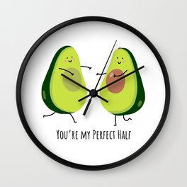 Your'e my perfect half Wall Clock