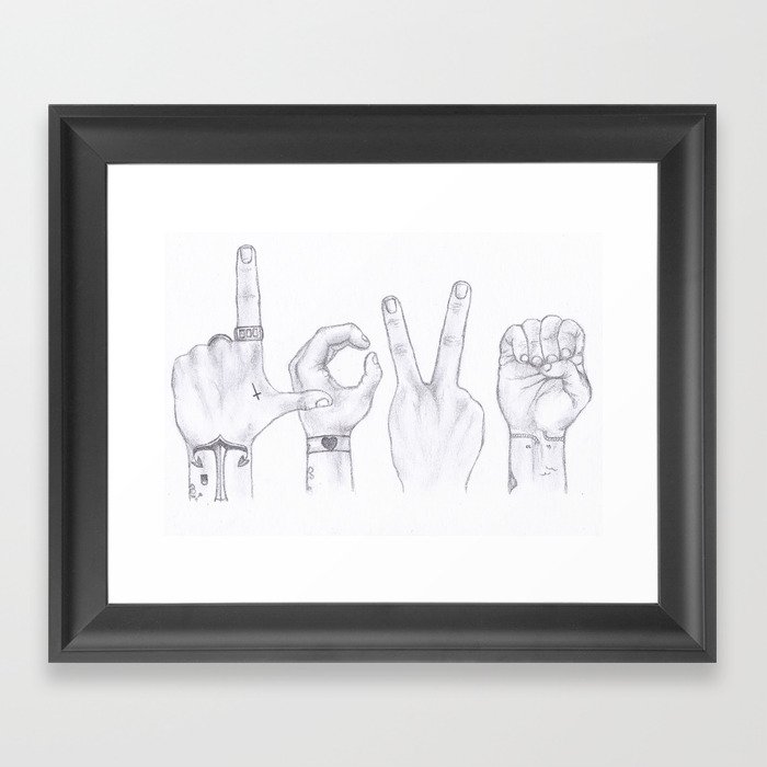 Love Wins Always Larry Stylinson Framed Art Print By Evach
