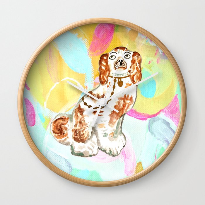 BETTY ON ABSTRACT Wall Clock