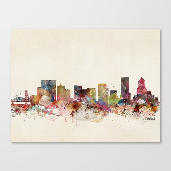 portland oregon Canvas Print