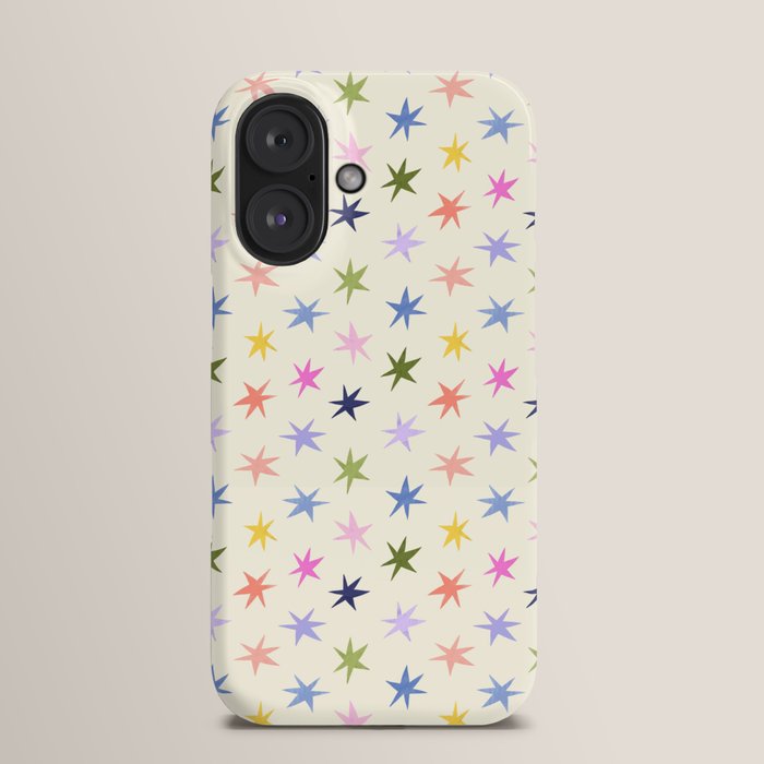 iPhone・スマホケース Society6 Stars by MRKLL Black 3D Sparkling Pink Star Phone Case For Iphone 15 14 13