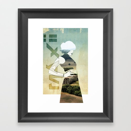 Maxii girl 02 Framed Art Print