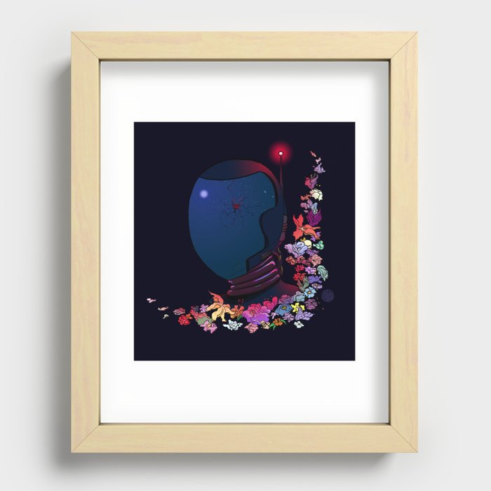 Astronot Recessed Framed Print
