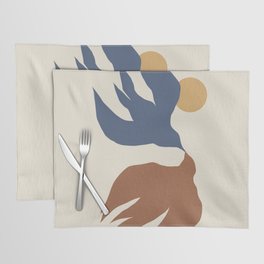 Abstraction_BLUE_EARTH_BIRD_FLYING_KISS_LOVE_POP_ART_0204B Placemat