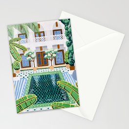 Moroccan Oasis Stationery Card