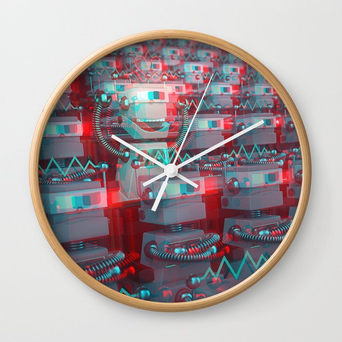 Robot Cinema Wall Clock