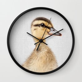 Duckling - Colorful Wall Clock