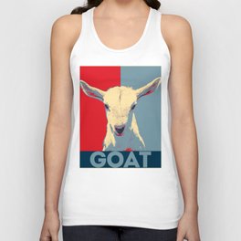 Goat Obama Hope Poster Remake Unisex Tank Top