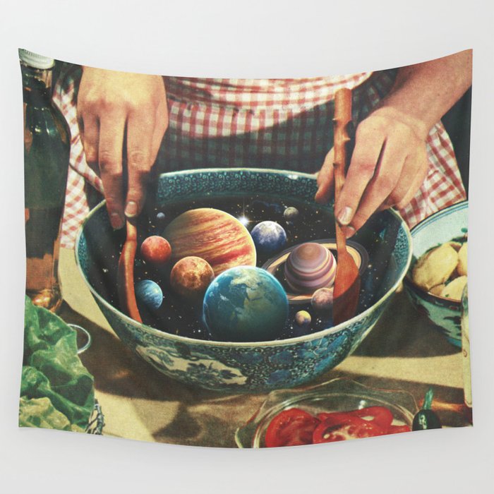 Universal Salad Toss Wall Tapestry