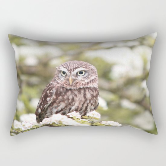 Chouette nature Rectangular Pillow
