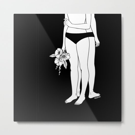 I hate you, don't leave me Metal Print