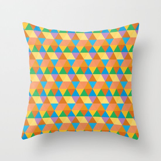 3-Point Pattern Throw Pillow
