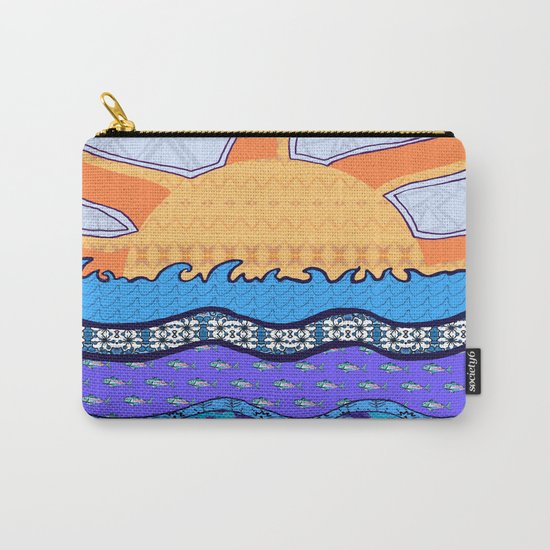Sun on the Horizon Carry-All Pouch