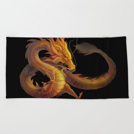 Chinese Dragon Beach Towels Society6