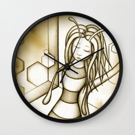The Honeycoma Wall Clock