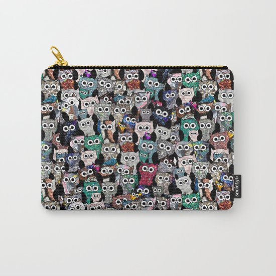 Gemstone Owls Carry-All Pouch
