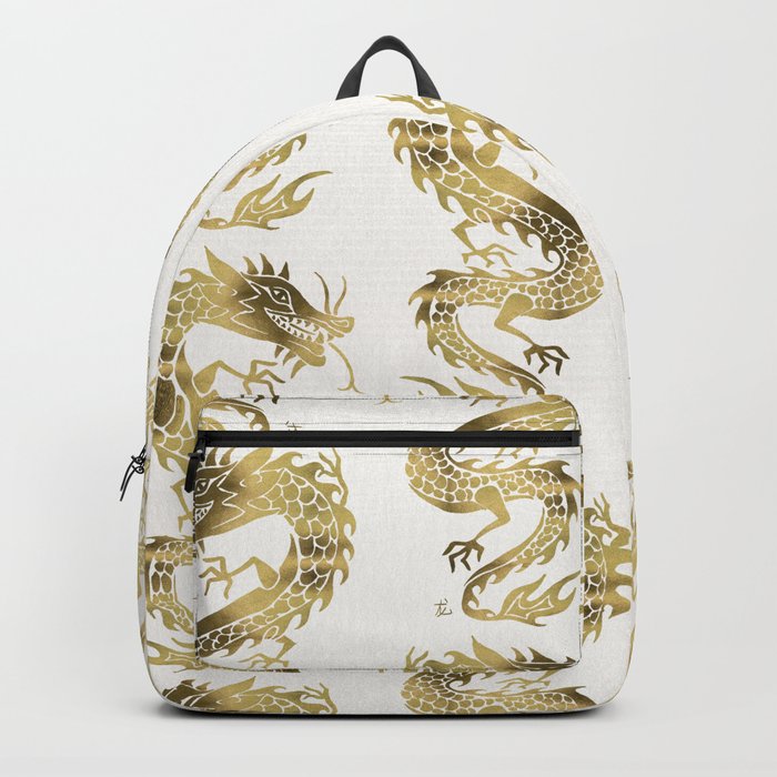 Chinese Dragon – Gold Backpack