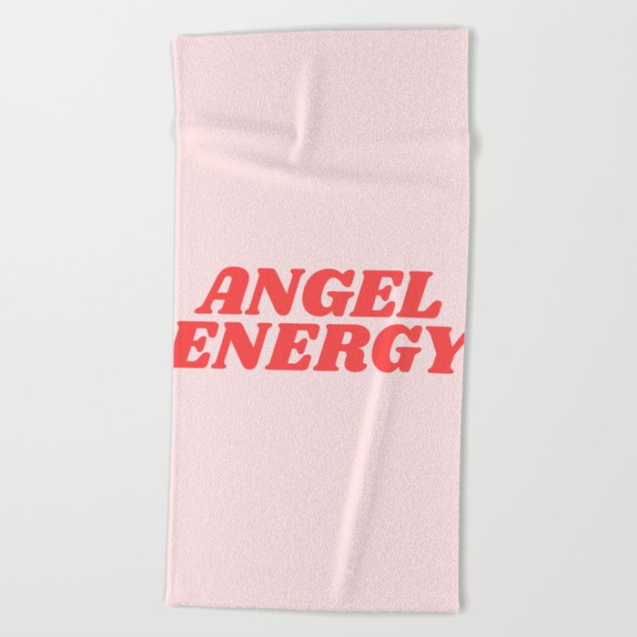 angel energy Beach Towel