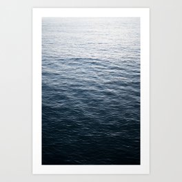 The Great Abyss | Minimalist Landscape Photography | Beach | Water  Art Print