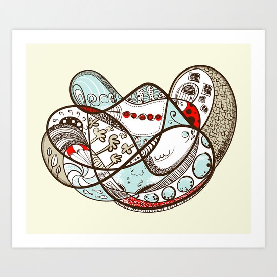 Like Molasses Art Print