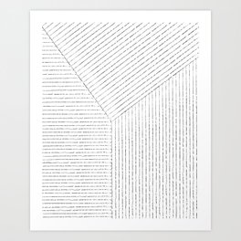 Lines Art Art Print