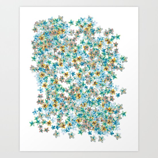 Little Flowers For You Art Print