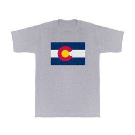Colorado State Flag of Colorado Colors Emblem Symbol Iconography T Shirt