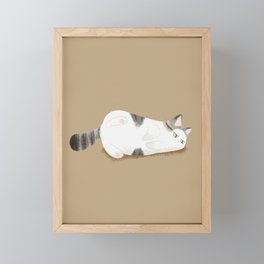 cat Framed Mini Art Print