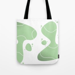 Green Shapes Tote Bag