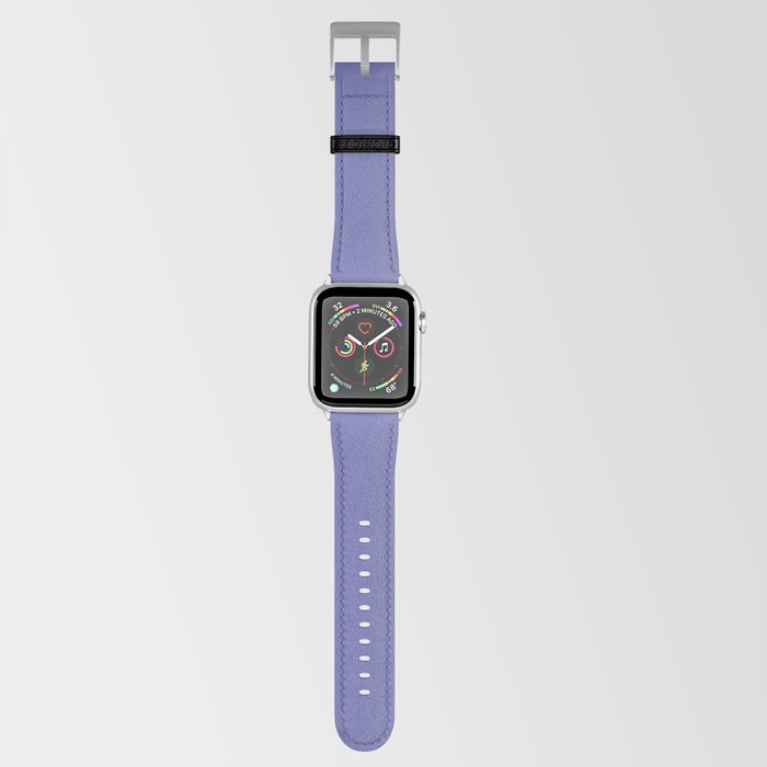 Soft Periwinkle Blue And White Color Gradient Background-Ombre Abstract Apple Watch Band