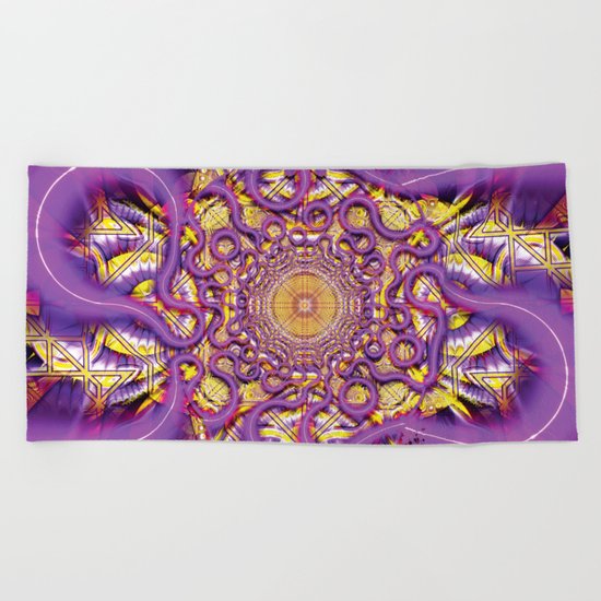 Ethereal Language Beach Towel