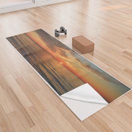 Deepening Colors at Sunset Yoga Towel