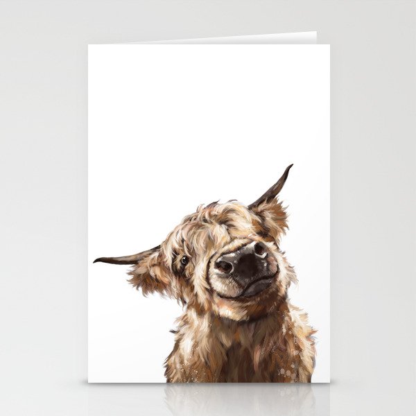 Highland Cow Stationery Cards