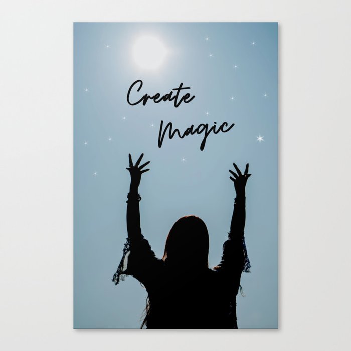 Create magic  Canvas Print