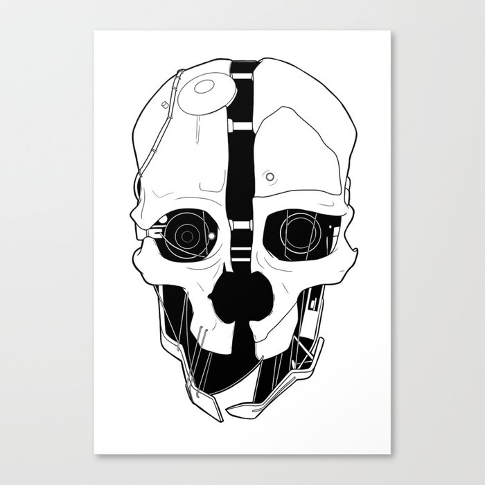 Corvo's Mask Canvas Print