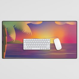 Sunset Beach Desk Mat