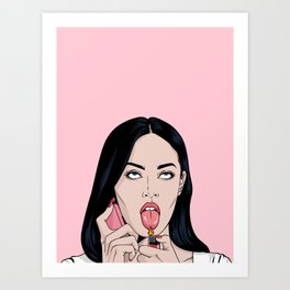 Megan Fox Art Prints For Any Decor Style Society6