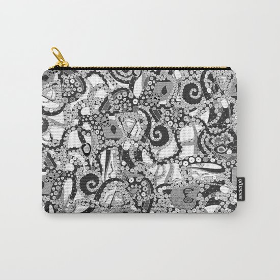 tentacles mono Carry-All Pouch