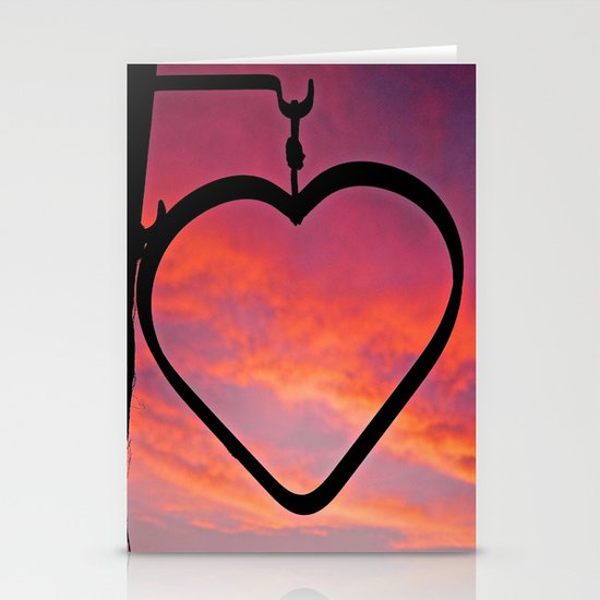Love Sunset Stationery Cards