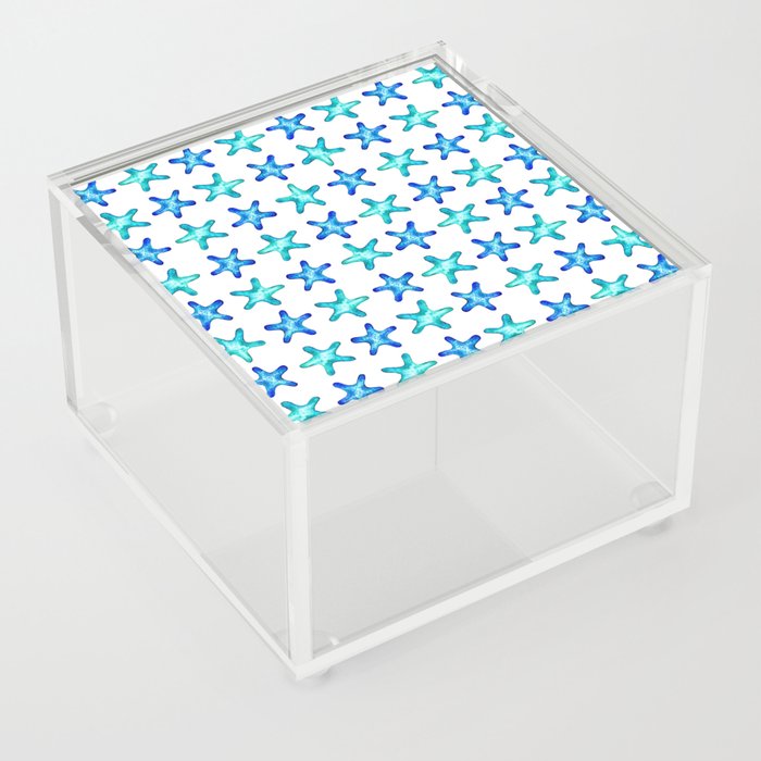 Starfish Grid Pattern Acrylic Box